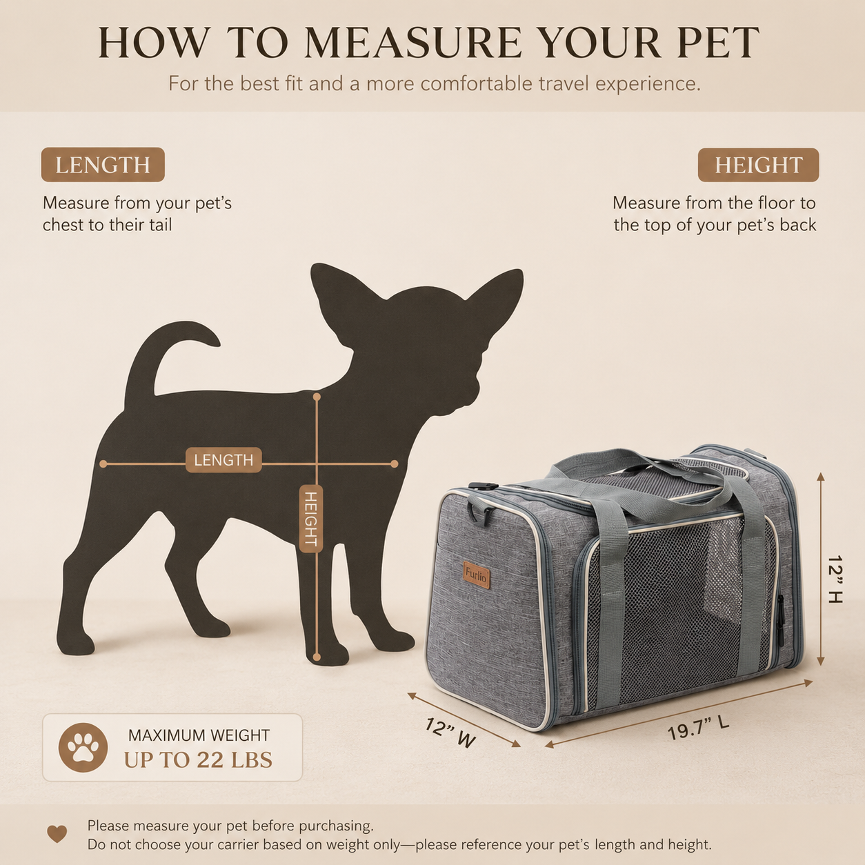 Furlio CozyDen Pet Carrier