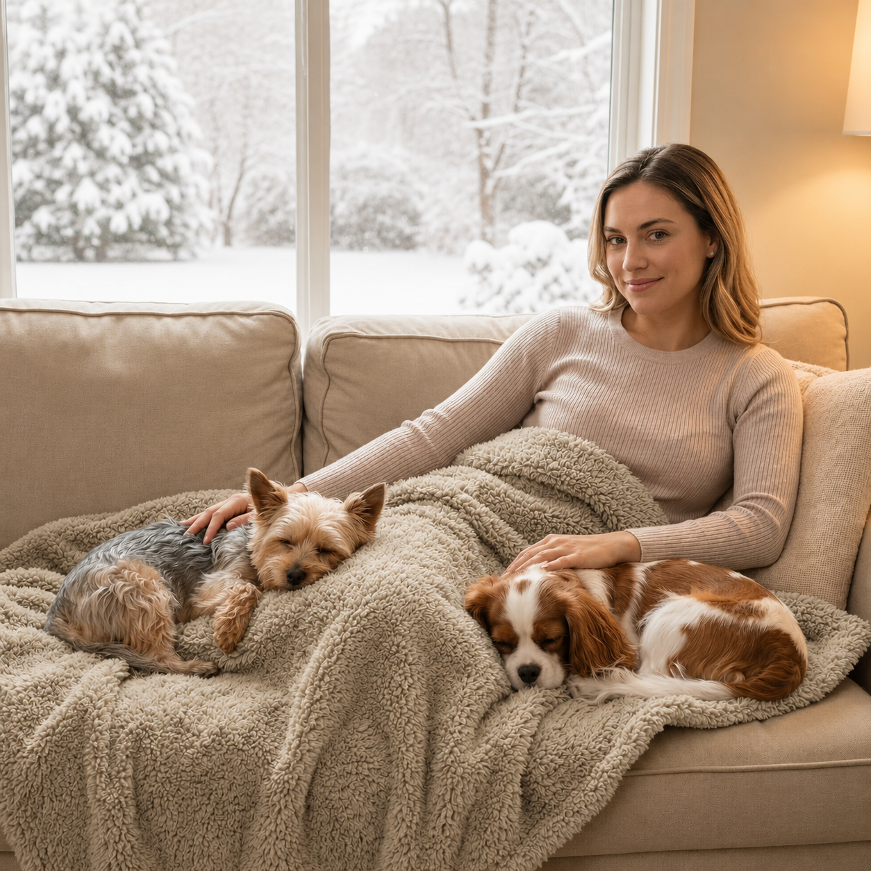 Furlio CozyGuard Waterproof Sherpa Blanket